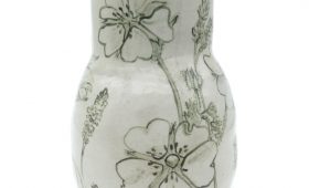 Cinquefoil, Salvia, and Smartweed Vase