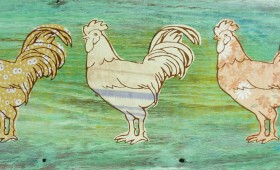 Three Roosters